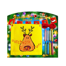 mit Wachsmalstift Kinder Handwerk Weihnachten Dekoration Patchwork Outdoor-Flagge